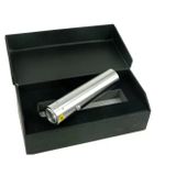 Proithalat F BK30 Paslanmaz Metal El Feneri - Pilli, Kutulu, Sellektörlü