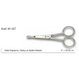 Proithalat Rose Europe Aplike ve Nakış Makası Kıvrık Küt Uçlu No:4 10,16 CM