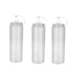 Proithalat Şeffaf Ketçap Şişesi (3 Adet) - 1000 ML Dev Boy