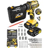 Projcb Plus Germany Screen 45 Kademe Yüksek Tork 328 W Çelik Şanzuman Çift Akülü Şarjlı Matkap + Set