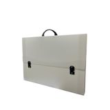 Proje Çantası 35x50 ve Resim çantası 37x52cm Beyaz Klasik resim çantası kırılmaz oluklu plastik su geçirmez, hafif proje çantası