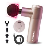 Project Mars Pısooka X2 Kadınlar İçin Mini Masaj Tabancası (0.5Kg) - Boyun Gerginliği İçin Güçlü El Masaj Aleti - 4 Aparatlı Sessiz Masaj Tabancası, Usb-C Ve Hediye Kutusu (Pembe)