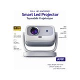 Projeksiyon Cihazı Taşınılabilir Wifi 2.4+5g-6.0 4k Uhd 150 İnç Dahili Hoparlör 180 Derece Smart Led