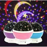 Projeksiyonlu Dönen Star Master Lamba - Uzay Yıldız Gece Lambası Usb/Pilli