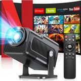 Projektör, 4K Fhd Mini Taşınabilir Projektör, Android 11.0 5g Wifi 6 Bt 5.0 Destekler, Otomatik Trapez Düzeltme, 150 Inç, 360 Derece Dönebilir Akıllı Projektör, Telefon/pc/dizüstü Bilgisayar/tv - Adaçayı Yeşili
