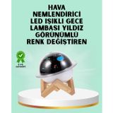 Projektör Işığı Bulunan USB Bağlantılı Mini Aromaterapi Destekli Hava Nemlendirici