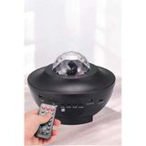 Projektör Yıldız Gece Lambası Disko Topu Bluetooth Bağlantılı Taşınabilir Şarjlı P202700s7510