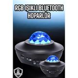 Projektör Yıldız Gece Lambası Disko Topu Bluetooth Bağlantılı Taşınabilir Şarjlı P56428s4648