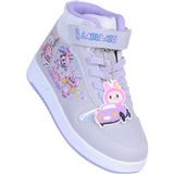 Prokids 4444 Gri-Lila Cırtlı Boğazlı Kız Çocuk Spor Ayakkabı