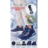 Prokids Döner Bağcık Mekanizmalı Çocuk Spor Ayakkabı - Ergonomik Hafif Taban Sneaker + Çorap Hediye - Lacivert