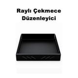 prokitchen Çok Amaçlı Dolap Içi Raylı Organizer Çekmece İçi Düzenleyici Montajsız Mutfak Banyo Kiler Sürgülü