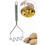 prokitchen Pratik 24 Cm Lüks Paslanmaz Metal Patates Ezici | Patates Ezici Püre Yapıcı