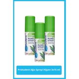Prokudent 3 Adet Ağız Spreyi Hijyen 15 ml Gün Boyu Ferahlık ve Ağız Sağlığı İçin