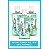 Prokudent Ağız Bakım Suyu 3X500 ml Yoğun Ferahlık Verici Nane Aromalı Antibakteriyel Etki - 3 Adet