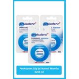 Prokudent Naneli Mumlu Diş İpi 3 x 50 ml Ferahlatıcı Özellikli Beyaz İp ile Temizlik