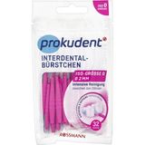 Prokudent Pembe Arayüz Fırçası Yumuşak 32 Adet Tel 0,4 mm Dış Fırça 2 mm Komple Ağız Temizliği
