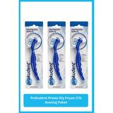 Prokudent Protez Diş Fırçası 3'lü Avantaj Paket - Beyaz