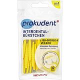 Prokudent Sarı Arayüz Fırçası Yumuşak 0,7 mm - 3,5 mm 32 Adet Etkili Temizlik Sağlar
