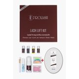 Prolash Kirpik Lifting Seti Kaş Laminasyonu Seti Ve Kahverengi Kaş Kirpik Boyası–özel Yapıştırıcılı