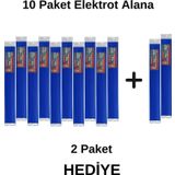 Prolektro E (Pe) Mavi Geniş Plastik Kaynak Elektrodu - 10 Paket Alana 2 Paket Elektrot Hediye