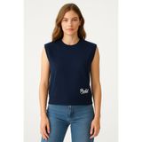 PROLET Kadın Basic Kolsuz Sweatshirt