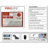 Prolife PR808 8 Kanal Xmeye Yüz Tanımalı Profesyonel Kayıt Cihazı (Harddisksiz)
