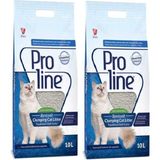 Proline 10 lx2 Adet Naturel Parfümsüz İnce Tane Topaklanan Kedi Kumu