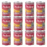 Proline 12x400 gr Somonlu ve Alabalıklı Sos İçinde Et Parçacıklı Yetişkin Konserve Kedi Maması