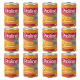 Proline 12x400 gr Sos İçinde Et Parçacıklı Tavuklu Yetişkin Kedi Konservesi