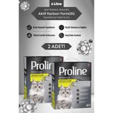 Proline 2x6 lt Aktif Karbonlu Topaklanan Kedi Kumu