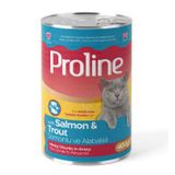 Proline 400 gr Somonlu ve Alabalıklı Sos İçinde Et Parçalı Kedi Konservesi