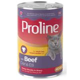Proline 400 gr Sos İçinde Et Parçacıklı Dana Etli Kedi Konservesi