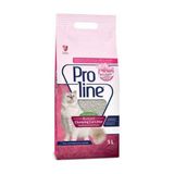 Proline 5 lt 4 Adet Topaklaşan İnce Bentonit Bebek Pudralı Kedi Kumu