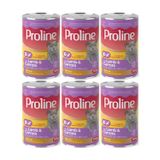 Proline 6x395 gr Kuzu Etli ve Havuç Pate Et Parça Kedi Konservesi