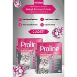 Proline Aktif Karbon Granüllü 2x10 lt Bebek Pudra Kokulu Bentonit Kedi Kumu