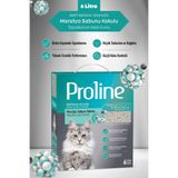 Proline Aktif Karbon Granüllü & Marsilya Sabunu Kokulu Bentonit Kedi Kumu 6 Litre
