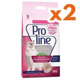 Proline Baby Powder Parfüm Kokulu 2x10 L Kedi Kumu