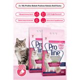 Proline Bebek Pudralı Topaklaşan 2x10 lt Kedi Kumu