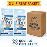 Proline Bentonit Kedi Kumu Sabun Kokulu 10Lt*2 Özel Koli Paket