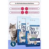 Proline Bentonit Topaklanan İnce Taneli Kokusuz 2x10 lt Kedi Kumu