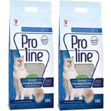 Proline Doğal Kedi Kumu 10 lt x 2 Adet Kokusuz ve Topaklaşan Uzun Süreli Kullanım İçin