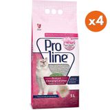 Proline Doğal Topaklanan Baby Powder Kokulu 4x5 lt Kedi Kumu