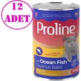 Proline Kedi Konserve Maması Pate Okyanus Balıklı 395 Gr 12 Ad