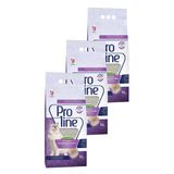Proline Lavanta Kokulu Topaklanan Bentonit Kedi Kumu 3 x 5 Lt