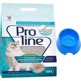 Proline Marsilya Sabunu Kokulu Ince Topaklaşan Bentonit Kedi Kumu 10 Lt + Küçük Maama Kabı Hediyeli..