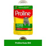 Proline Pouch Jelly Jöle Içinde Et Parçacıklı Kuzu Etli Yaş Kedi Maması 85 gr