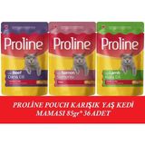 Proline Pouch Karışık Yaş Kedi Mama 36 X 85 Gr