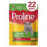 Proline Pouch Kuzu Etli Yaş Kedi Maması 12X85 G - 22