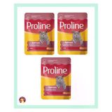 Proline Pouch Pate Somonlu Yaş Kedi Maması Seti 3 Adet 85 G