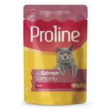 Proline Pouch Somonlu Kedi Yaş Maması 85 Gr X 22 Adet (1 Koli)